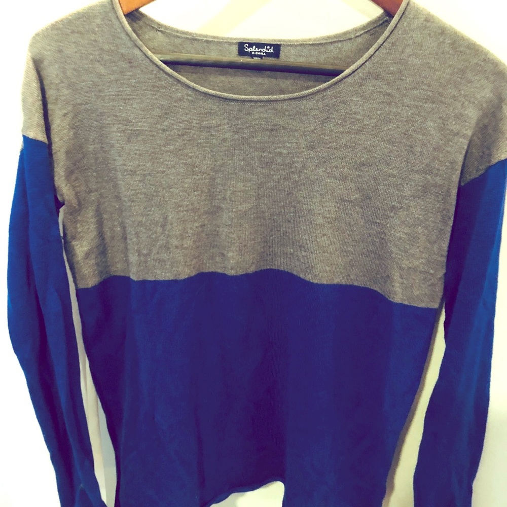 Splendid colorblock soft sweater - size XS